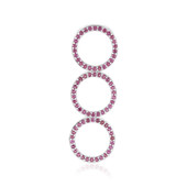 Pendentif en argent et Grenat Rhodolite (MONOSONO COLLECTION)