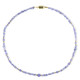 Collier en argent et Tanzanite