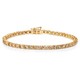 Bracelet en or et Diamant Fancy I2 (de Melo)