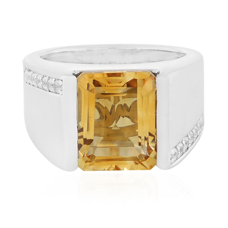 Bague En Argent Et Citrine Memories By Vincent 7446bc Juwelo Bijouterie