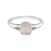 Bague en argent et Quartz rose