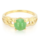 Bague en argent et Chrysoprase impériale