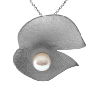 Collier en argent et Perle de culture d'eau douce (Joias do Paraíso)