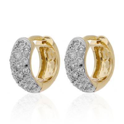 Boucles d'oreilles en or et Diamant I2 (I)
