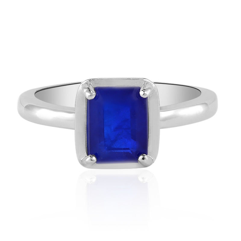 Bague en argent et Spinelle bleu roi 6950DL Juwelo Bijouterie