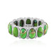 Bague en argent et Turquoise verte de Kingman