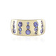 Bague en or et Tanzanite AAA (de Melo)