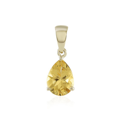 Pendentif en or et Béryl jaune