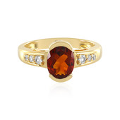 Bague en argent et Citrine Madère