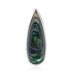 Pendentif en argent et Coquillage d'Abalone