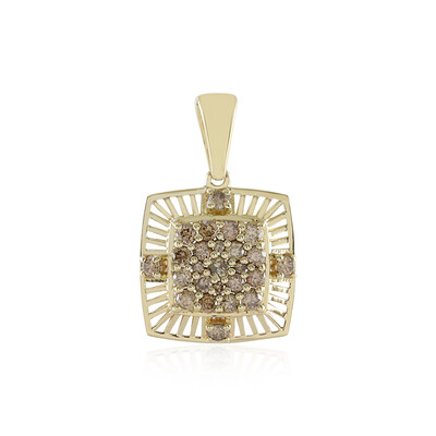 Pendentif en or et Diamant champagne I2 (Ornaments by de Melo)