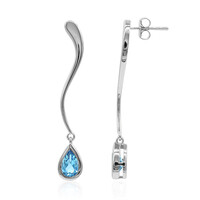 Boucles d'oreilles en argent et Topaze de Marambaia