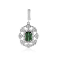 Pendentif en argent et Tourmaline verte de Benedito