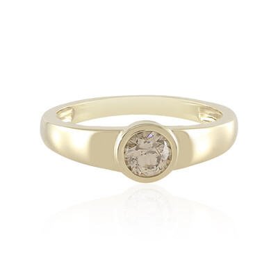 Bague en or et Diamant champagne I2 (de Melo)