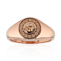 Bague en or et Diamant rose de France SI1 d'Argyle 