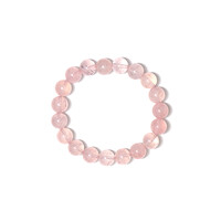 Bracelet et Quartz rose