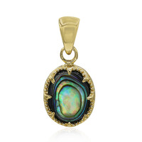 Pendentif en argent et Coquillage d'Abalone (Art of Nature)