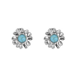 Boucles d'oreilles en argent et Turquoise