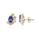 Boucles d'oreilles en or et Tanzanite AAA (de Melo)