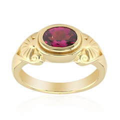 Bague en argent et Rhodolite de la Vallée du Rift (Remy Rotenier)