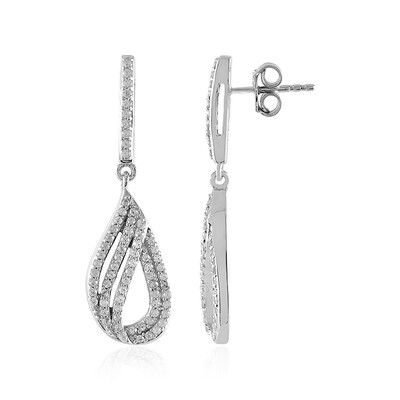 Boucles d'oreilles en argent et Zircon