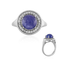 Bague en argent et Tanzanite