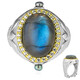 Bague en argent et Labradorite (Dallas Prince Designs)