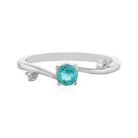 Bague en argent et Apatite bleue