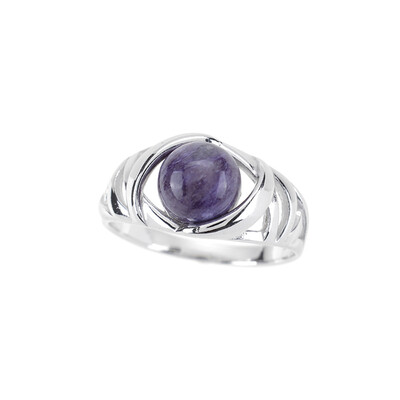 Bague en argent et Charoïte (dagen)