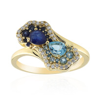 Bague en or et Saphir bleu (Adela Gold)