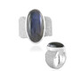 Bague en argent et Labradorite (MONOSONO COLLECTION)