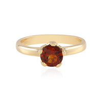 Bague en argent et Citrine Madère