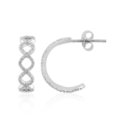 Boucles d'oreilles en argent et Zircon