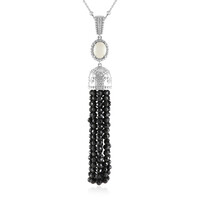 Collier en argent et Agate blanche (Dallas Prince Designs)