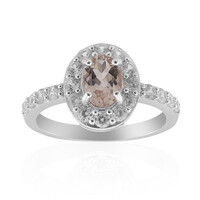 Bague en argent et Morganite