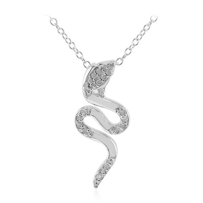 Collier en argent et Diamant I3 (I)