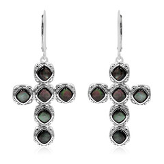 Boucles d'oreilles en argent et Nacre