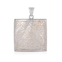 Pendentif en argent et Nacre (Bali Barong)