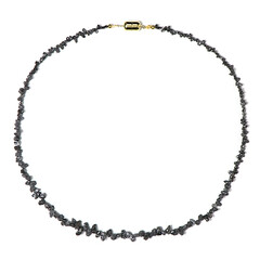 Collier en argent et Diamant noir(Adela Silber)