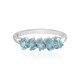 Bague en argent et Apatite bleue