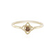 Bague en or et Diamant champagne I2