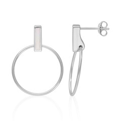 Boucles d'oreilles en argent et Nacre