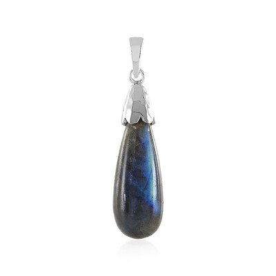 Pendentif en argent et Labradorite (MONOSONO COLLECTION)