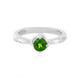 Bague en argent et Diopside de Russie