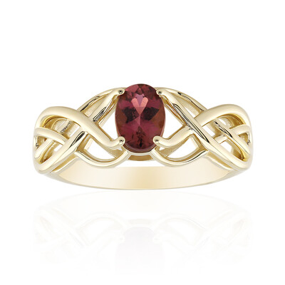 Bague en or et Tourmaline rose du Brésil  (Rifkind 1894 Collection)