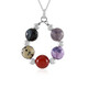 Collier en argent et Agate rouge