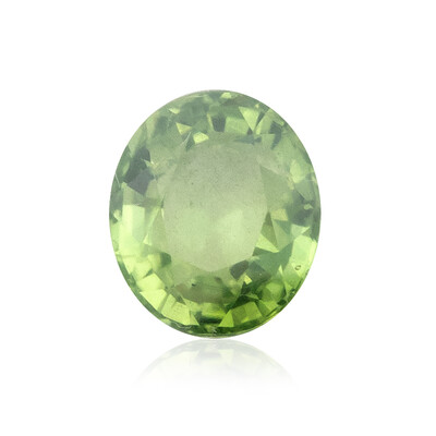 Gemme et Tourmaline verte 1,7 ct