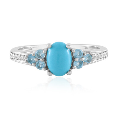 Bague en argent et Turquoise Sleeping Beauty