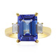 Bague en or et Tanzanite AAA (CIRARI)