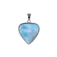 Pendentif en argent et Larimar